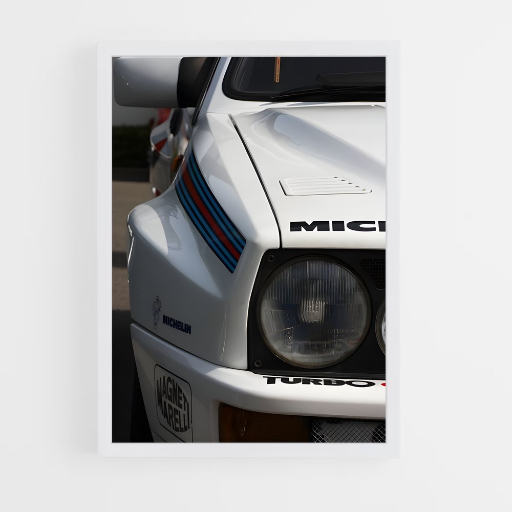 Poster Delta Racing – affiche Lancia (vue 3)